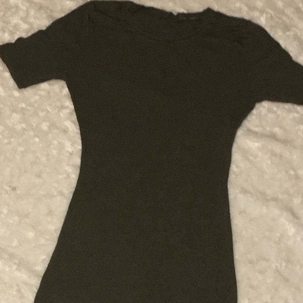 A green dress